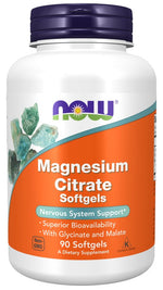 NOW FOODS Magnija citrāts 90 kapsulas