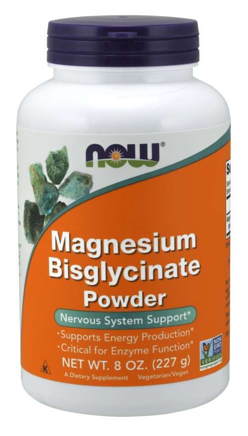 NOW FOODS Magnija bisglicināts - magnijs 227 g