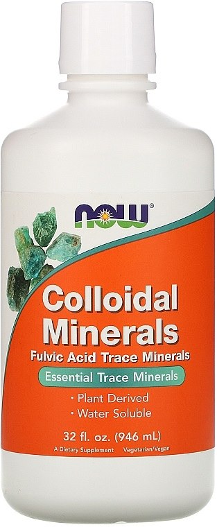 NOW FOODS Koloidālie minerāli, 946 ml