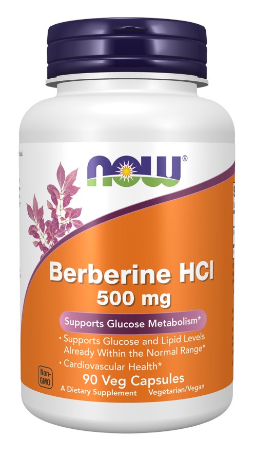 Now Foods Berberine HCl 500 mg 90 kapsulas