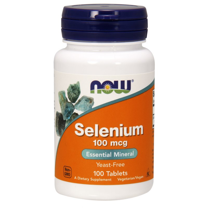 Now Foods Selēns - Selēns 100 µg 100 tabletes