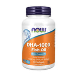 NOW FOODS DHA-1000 zivju eļļa smadzeņu darbības uzturēšanai 90 kapsulas