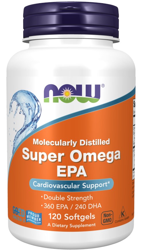 Now Foods "Super Omega" EPA 360 mg, DHA 240 mg 120 kapsulas