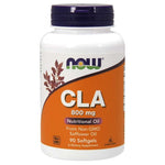 NOW FOODS CLA 800 mg — konjugētā linolskābe no safloras sēklu eļļas 90 kapsulas