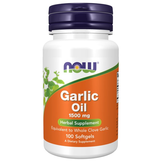 NOW FOODS ķiploku eļļa 1500 mg - koncentrāts 3 mg 100 kapsulas