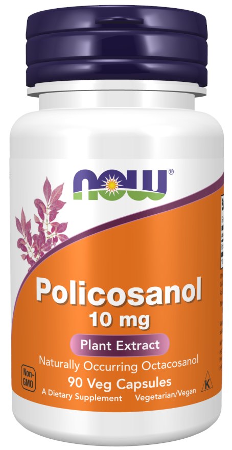 Now Foods Policosanol 10 mg 90 kapsulas