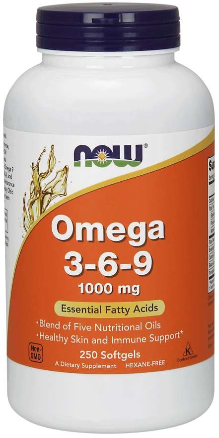 Now Foods Omega 3-6-9 250 kapsulas