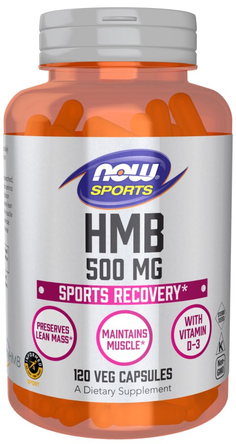 NOW FOODS HMB 500 mg 120 kapsulas