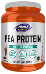 Now Foods zirņu proteīns, krēmīgā šokolādes garša 907 g