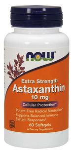 Now Foods dabīgā astaksantīns 10 mg 60 kapsulas