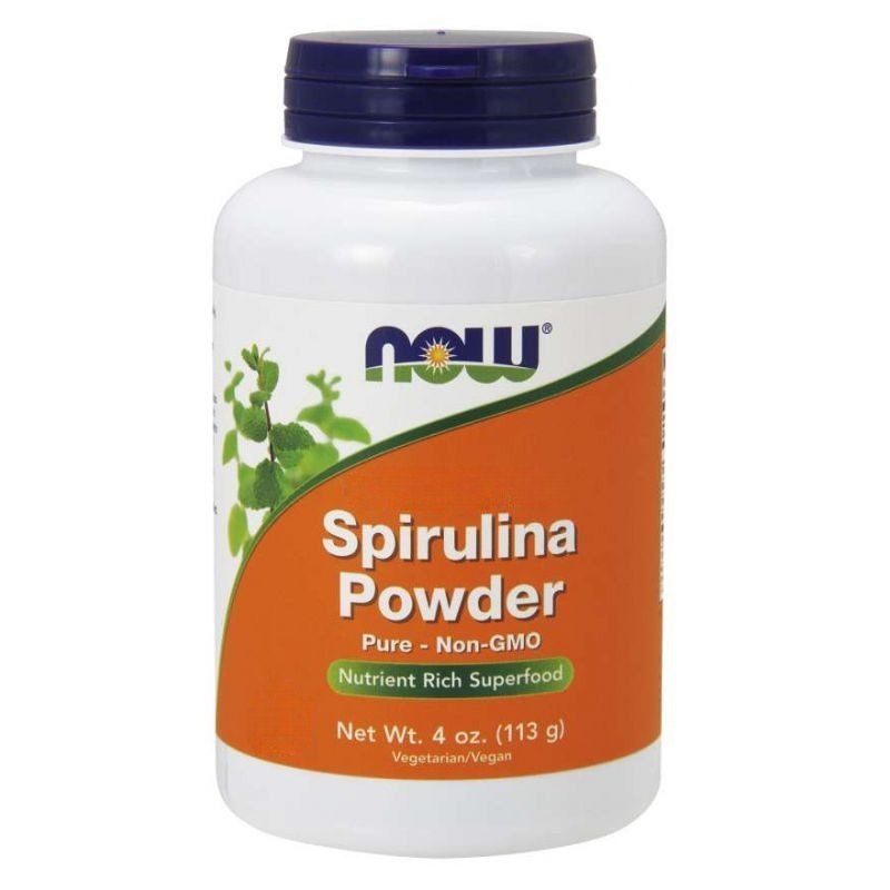 NOW FOODS spirulīna 113 g