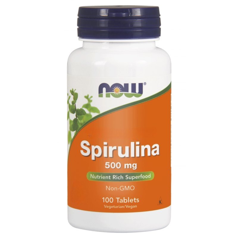NOW FOODS Spirulina 500 mg 100 tablečių - Magnis.lt