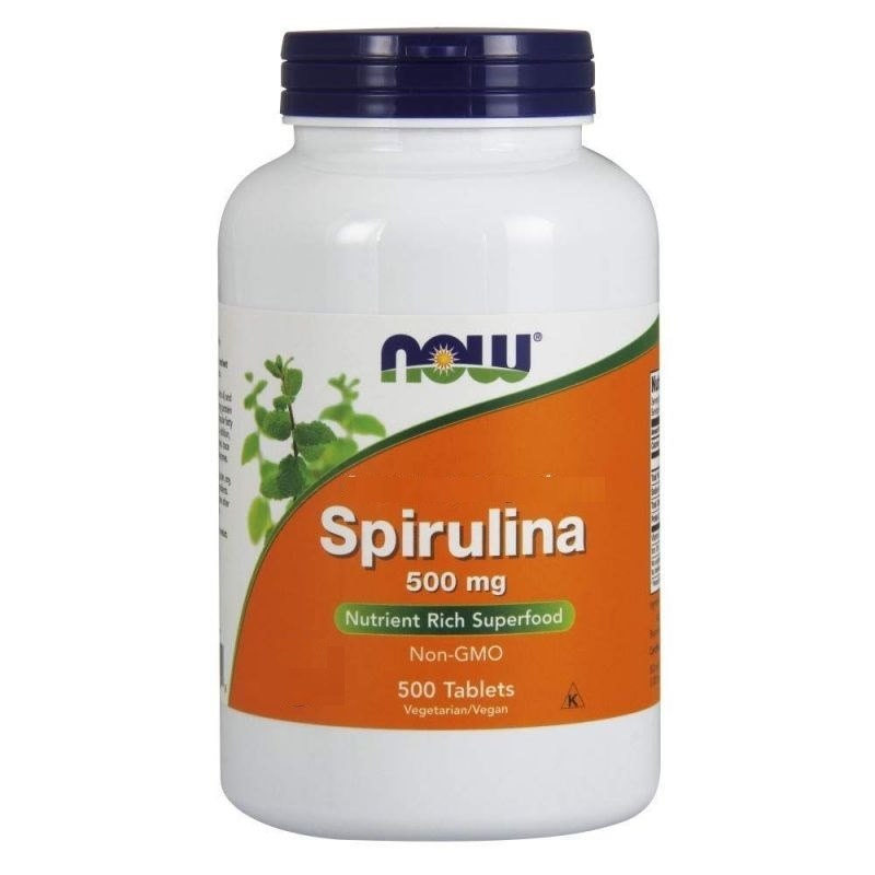 NOW FOODS Spirulina 500 mg 500 tabletes