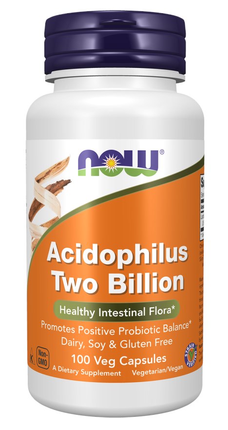 Now Foods Acidophilus 2 miljardi 100 kapsulas
