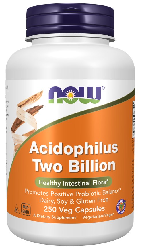 Now Foods Acidophilus 2 miljardi 250 kapsulas