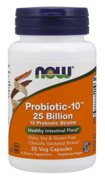 Now Foods Probiotic-10 - 25 miljardi 50 kapsulas
