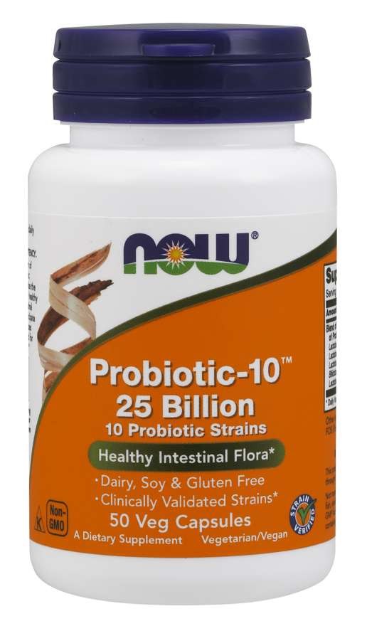 Now Foods Probiotic-10 - 25 miljardi 50 kapsulas