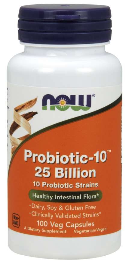 Now Foods Probiotic-10 25 miljardi 100 kapsulas