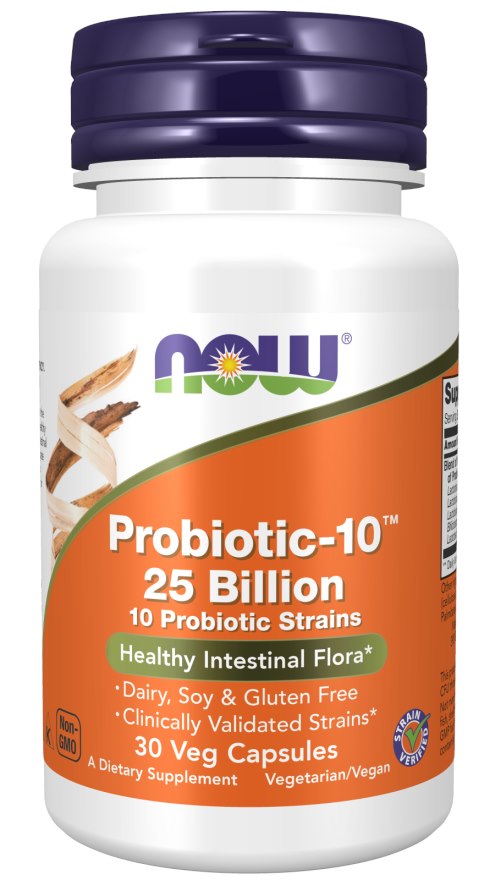 Now Foods Probiotic-10 - 25 miljardi 30 kapsulu
