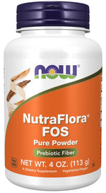 Now Foods NutraFlora® FOS - fruktooligosaharīdu pulveris 113 g