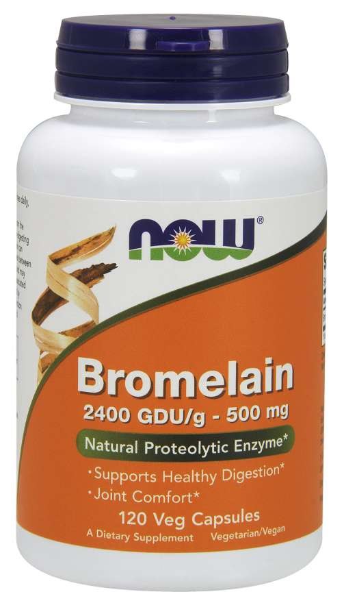 NOW FOODS Bromelīns 120 kapsulas