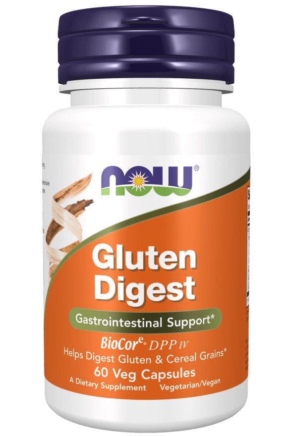 NOW FOODS Gluten Digest 60 kapsulas