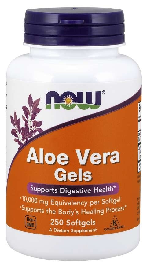 NOW FOODS alvejas želeja – alvejas koncentrāts no alvejas lapām 200:1 250 kaps.
