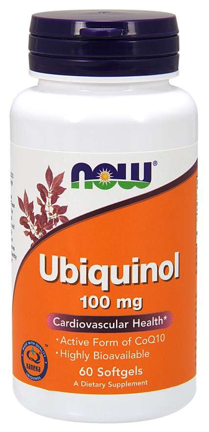 Now Foods Ubihinols - koferments Q10 100 mg 60 kapsulas