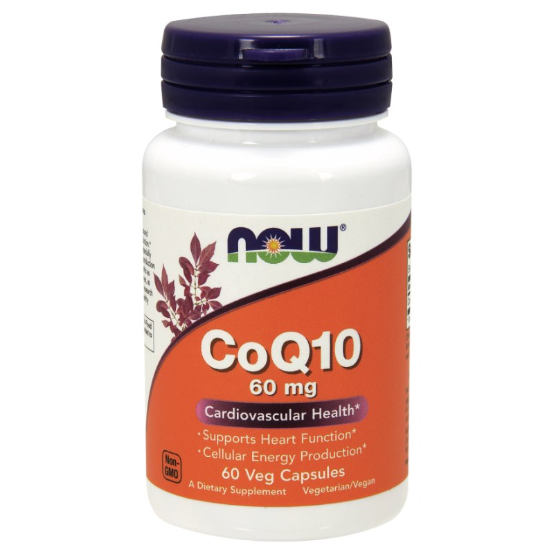NOW FOODS Koferments Q10 60 mg 60 kapsulas