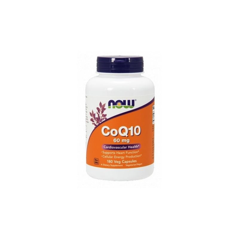 NOW FOODS kofermentas Q10 60 mg 180 kapsulu