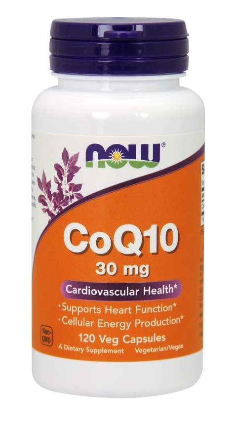 NOW FOODS Koenzīms Q10 30 mg 120 kapsulas