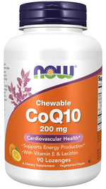 NOW FOODS koferments Q10 200 mg 90 tabletes