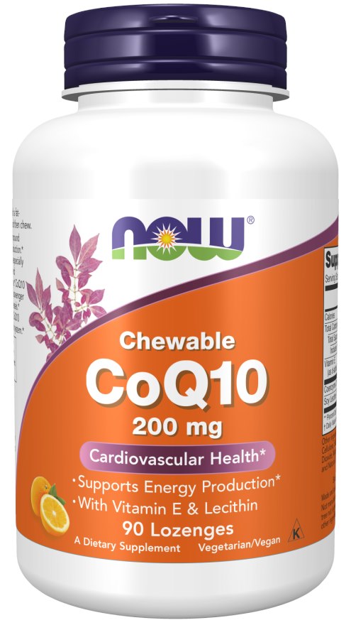 NOW FOODS koferments Q10 200 mg 90 tabletes