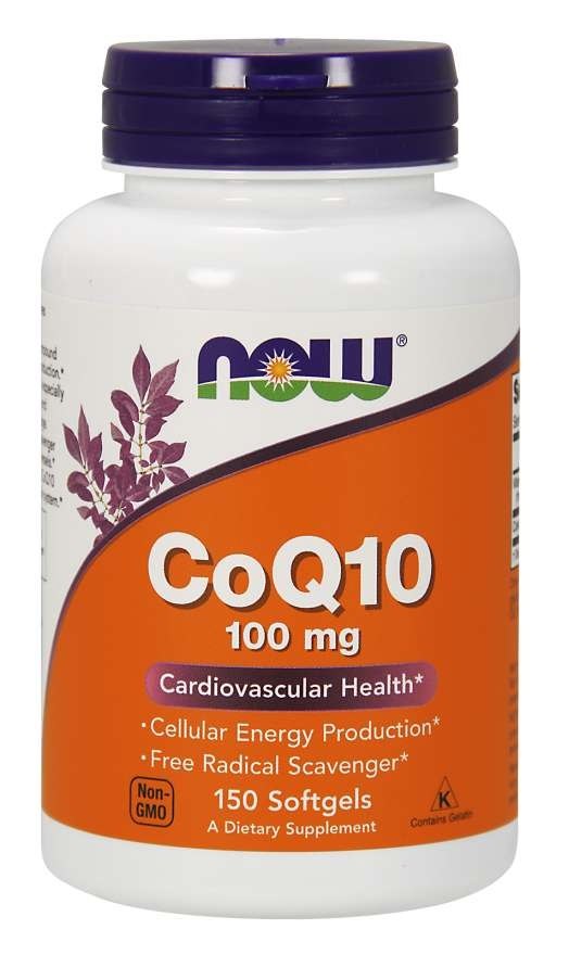 NOW FOODS Koenzīms Q10 100 mg 150 kapsulas