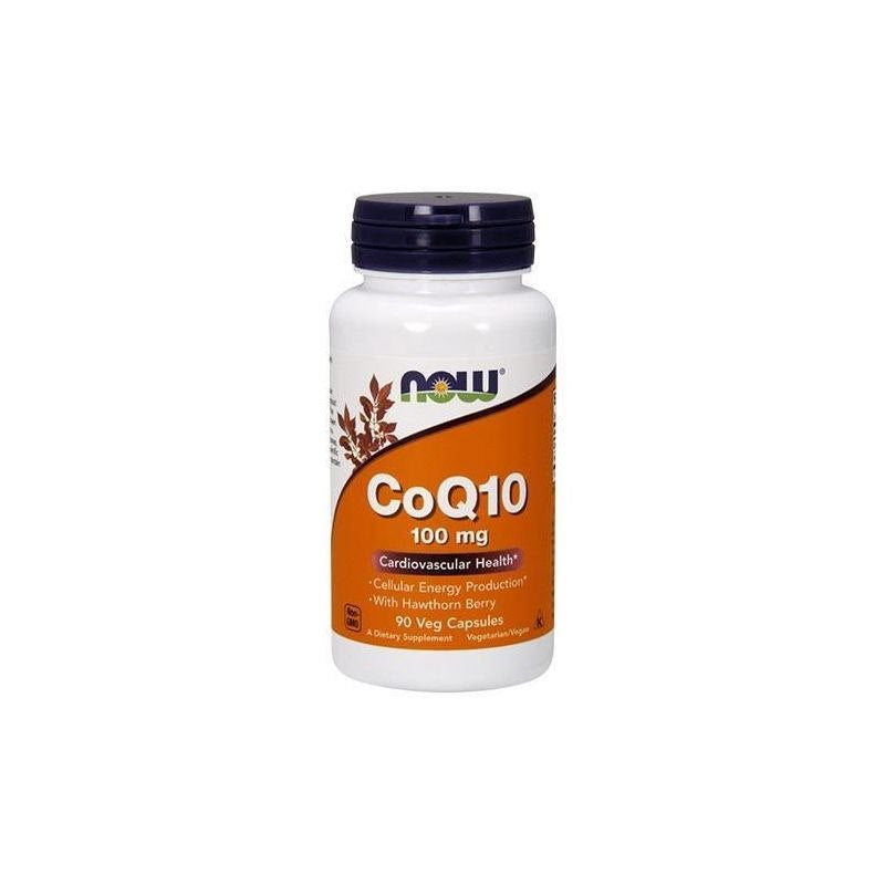 NOW FOODS kofermentas Q10 100 mg ir vilkābeles 400 mg 90 kapsulas