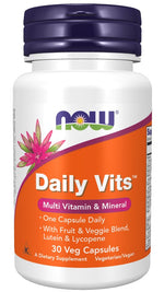 NOW FOODS Daily Vits - vitamīni un minerālvielas 30 kapsulas