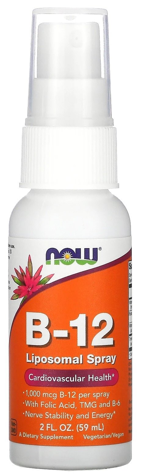 NOW FOODS B12 liposomalais aerosols 59 ml