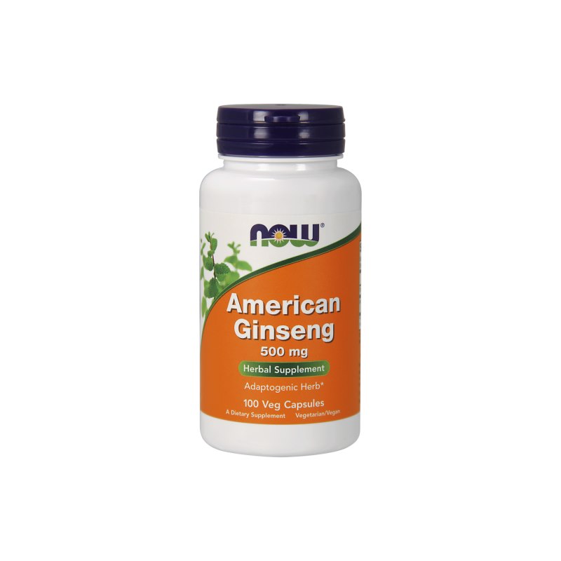 NOW FOODS Amerikāņu Žeņšeņs 100 kapsulas