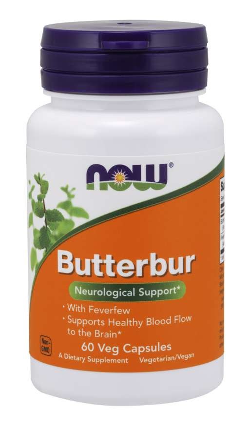 NOW FOODS Butterbur 75 mg 60 kapsulas