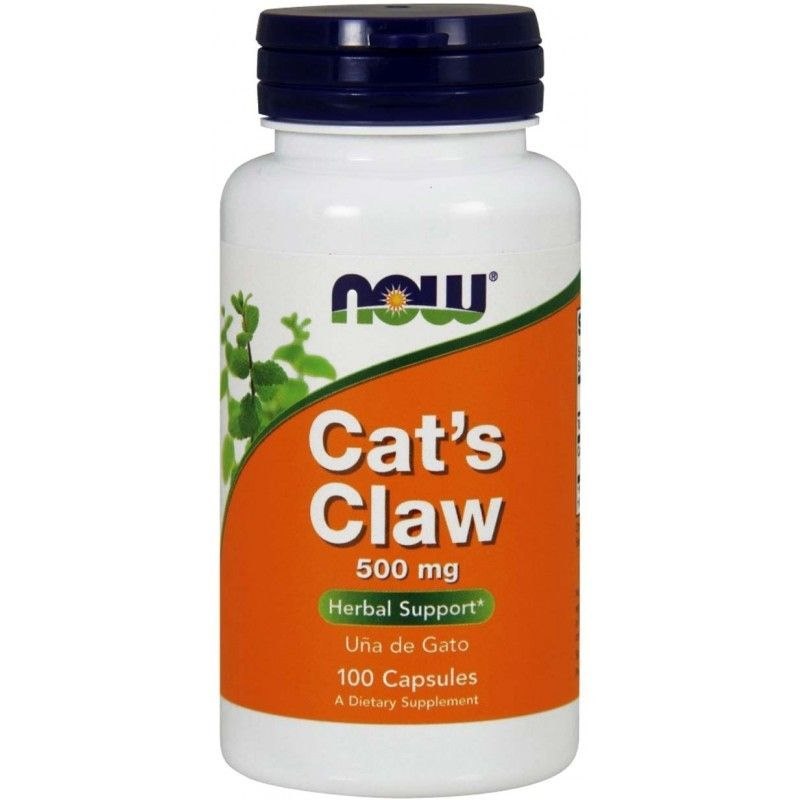 NOW FOODS Kaķu nags 500 mg 100 kapsulas