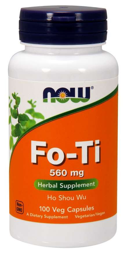 NOW FOODS Fo-Ti He-Shou-Wu sakņu pulveris 100 kaps.