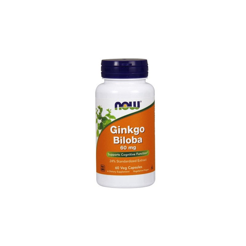 NOW FOODS ginka ekstrakts 60 kapsulas