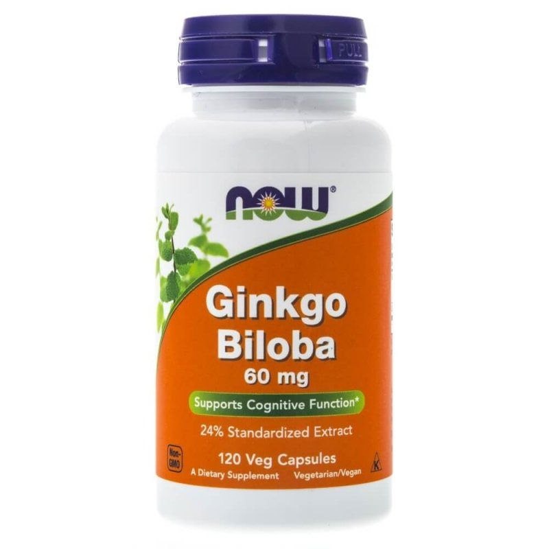 NOW FOODS Ginksan ekstrakts, 120 kapsulas