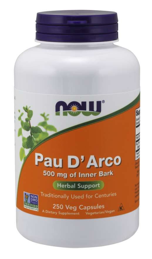 Now Foods Pau D'Arco 500 mg 250 kapsulas