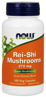 Now Foods Rei-Shi sēnes – Reishi un Shiitake 270 mg 100 kaps.