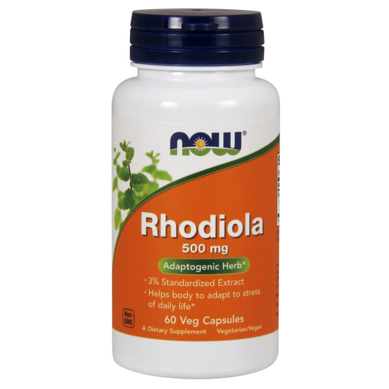Now Foods Rodiola Rožainā 500 mg 60 kapsulas