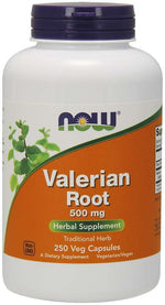 Now Foods Baldriāna sakne 500 mg 250 kapsulas