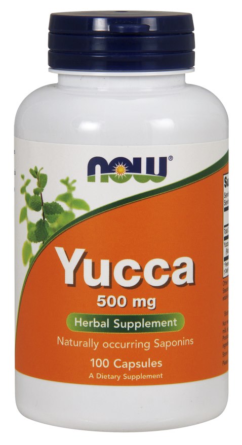 Now Foods Yucca - jukas sakne 500 mg 100 kapsulas