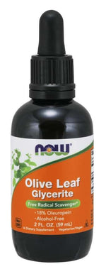 Now Foods olīvlapu glicerīts - olīvlapas 59 ml