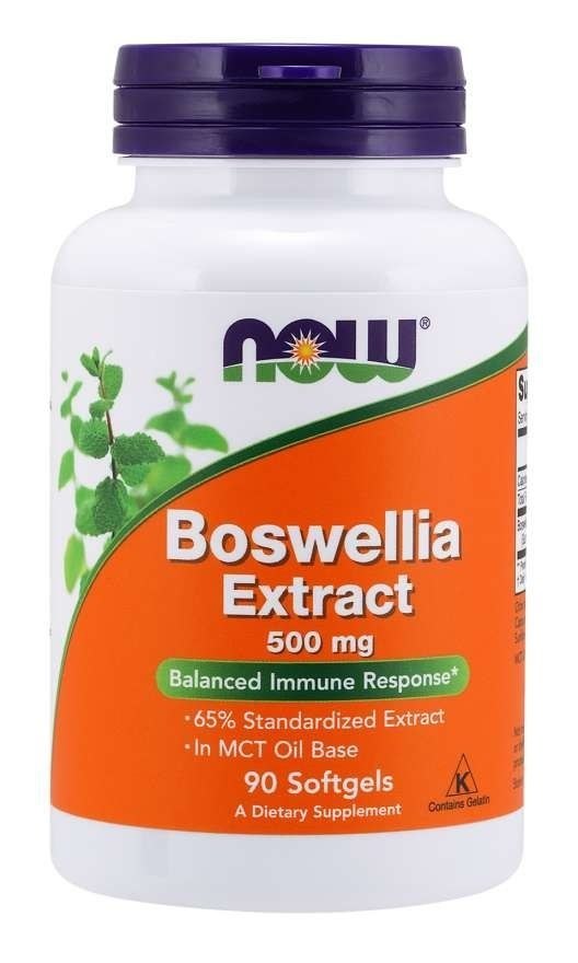 NOW FOODS Boswellia ekstrakts 500 mg 90 kapsulas